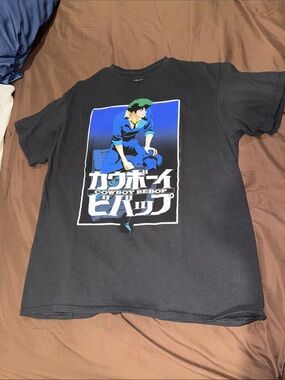 Cowboy Bebop Spike Spiegel Graphic Tee - Black